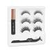 KOMAL S BEAUTY 3D Magnetic Eyelashes - Reusable Up to 10 Times with Black Eyelash Liner | International Shipping Available - Buy Online on GoSupps.com