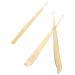 MARMERDO 3pcs Wooden Yellow Pick Ear Women Adult Spoons Practical Convenient Earwax Cleaner Removable Men Picker Earring Tools Home Cleaning Picks Portable Cleansing Massage Pickers