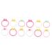 Toyvian Baby Girls Braces 12 Stk Armschlde Party -Provision bracelets for children Colorful bracelets for children candy -colored bracelet baby jewelry caricature like shown