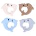 4 Pack Baby Teething Dolphin Toys | BPA Free & Easy to Hold | Chewing Relief for Babies 0-12 Months - Aitoustone - Buy Online on GoSupps.com
