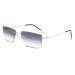 Bifocal Reading Glasses For Men Women Rimless Blue Light Blocking Glasses Diamond Cut Readers Titanium Eyeglasses Silver-grey 1.5 x