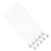 Beaupretty 10pcs Silver Needle Goose Ear Cleaner Stick Earwax Removal Tool for Boys and Girls and Adults Portable Ear Hair Remover Multipurpose