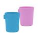 EZTOTZ EZCUP Magnetic Fridge Cups For Kids - USA Made Open Top Toddler Cups For Independent Drinkers - Hanging Plastic Kids Cup For Fridges or Water Coolers - Safe & Non-Toxic Blue/Pink