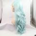 Light Blue Lace Front Wig for Women | Long Pastel Synthetic Hair Wig with Baby Hair | High-Quality Heat-Resistant Ice Blue Wig - Buy Online on GoSupps.com