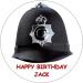 BRITISH POLICE HELMET 7.5" PREMIUM EDIBLE ICING CAKE TOPPER DECORATION D1 - Buy Online on GoSupps.com