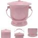 Portable Toilet Chamber Pot with Lid Handle Bedpan Urine Pots Urine Bucket Spittoon Potty Bottle Emergency Pee Bucket Containers for Home Hospital Camping Toilet (Pink) - Buy Online on GoSupps.com