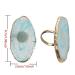 SUKPSY 2 Pcs Resin Stone Nail Art Palettes with Adjustable Finger Rings - Color Mixing Plate for Eyelash Extension & Nail Art (Pink & Blue) - Buy Online on GoSupps.com