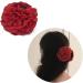 hgnxa Lovely Rose Hair Claw for Girls Woman -slip Hair Barrettes for Taking Photo Rose Shape High Ponytail Hair Pins Red - Buy Online on GoSupps.com