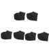 GLEAVI Anti-Skid Heel Socks 3 Pairs Heel Cover Sbr Toe Socks Keep Warm Miss Heel Protection Pads