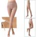 Medical Compression Tights for Varicose Veins & Edema - 20-30 mmHg Gradient Pressure Open Toe Stockings - Opaque Beige - Buy Online on GoSupps.com