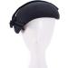 Lawliet Black Teardrop Women's Felt Fascinator Tam Beret Casque Cocktail Hat - Buy Online on GoSupps.com