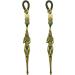 2 Pieces Brass Ear Spoon & Mini Shovel Pendant Charms - Vintage Mini Spoons with Keychain (goddessA) - Buy Online on GoSupps.com