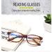 Suertree Anti Blue Light Reading Glasses 3 Pack - Unisex Computer Glasses 0.0X Brown Diopter - Buy Online on GoSupps.com