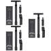 Frcolor 3 sets manual razor manual razor cutter edge razor blades razor hand rasier face beard razor old razor hair razor old fashioned scratches double -edged