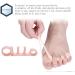 DEAVER Gel Toe Separators - Bunion Corrector & Toe Straightener for Overlapping Toes - 5 Pairs - Buy Online on GoSupps.com