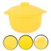 Frcolor Wax Melting Warmer - Silicone Shell for Face & Body | Portable 13.5x11.5cm Yellow Bowl for Skin Care - Buy Online on GoSupps.com
