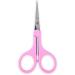 Humbee Eyebrow Scissors for Facial, Nose, Eyebrow, Mustache, Beard Hair Trimming & Grooming - Straight Edge, Pink Long Cap (1 Count) - Buy Online on GoSupps.com