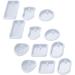 COHEALI 24 Pcs Keychain Mold Molds for Resin Earrings Clay Molds Dice Molds Resin Molds for Diy Square Charm As Shownx2pcs mediumx2pcs - Buy Online on GoSupps.com
