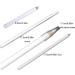 IEEDFJKK Rhinestones Wooden Applicator Picker Wand Drawing Nail Art Decoration Pen Pencils DIY Beads Manicure Craft for Salon 17.5cm sharpened - Buy Online on GoSupps.com