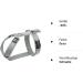 Anny-X Fun Grey Silver Harness - XXS Size | International Shipping Available - Buy Online on GoSupps.com