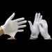 White Cotton Gloves - 12 Pairs for Moisturizing Spa Jewelry Inspection & Service | Elastic Hand Care Gloves - Buy Online on GoSupps.com