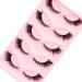 Natural False eyelashes Fluffy and Dense Cat Eye Slanted Fly False Eyelashes Reusable Female Eyelash Decoration (MYP-5) Fox Eye