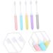 Partykindom 15-Pack Travel Toothbrushes - Collapsible & Compact Toothbrushes for Camping & Travel Accessories | Macaron Colors & Synthetic Fiber - Buy Online on GoSupps.com