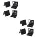 Mipcase 8 Pcs Blush Box Eyeshadow Box Travel Cosmetic Eyeshadow Organizer Blush Case Eyeshadow Cases Plastic 5x5cmx2pcs Blackx2pcs