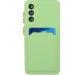 Buy Tivenfezk Nadoli Ultra-Thin Silicone Case for Samsung Galaxy A34 5G - Shockproof Scratch-Resistant Wallet Cover with Credit Card Holder - Green - Buy Online on GoSupps.com
