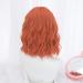 BGHJUE Short Orange Wig - 35cm Full Straight Bob 80% Density Colored Frontal Wigs for Women - International Shipping Available - Buy Online on GoSupps.com