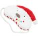 Shop 1pc Christmas Sleep Mask - Plush Eye Covers for Travel & Office | Cozy Polyester Sleeping Mask for Festive Relaxation - Buy Online on GoSupps.com