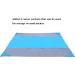 Flevnev Oversized 9'X10' Beach Blanket - Sandproof, Waterproof, and Spacious for 7 Adults - Includes 4 Stakes and Corner Pockets - Buy Online on GoSupps.com
