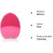 Silicone Ultrasonic Facial Cleansing Brush & Massager - Rechargeable & Waterproof Sonic Electric Exfoliator for Anti-Aging (Rose) - Buy Online on GoSupps.com