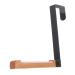 Door Hook Over Door Towel Hook Wall Hanging Hooks Wall Clothes Rack Clothes Door Hook Bedroom Door Hook Over Door Hooks Back Door Hook Door Coat and Hat Hook Over The Door Rack (Bl Black 17.5X16CM