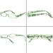 Buy Kerecsen Reading Glasses for Women - 5 Fashion Pairs with Spring Hinge & 2.0x Magnification - Stylish & Comfortable International Shipping - Buy Online on GoSupps.com