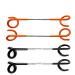 Wejjue 4 Pack Camping Lantern Hooks Hangers 11.6in Stainless Steel Tent Light Hangers Outdoor Lamp Hanger Non-Slip for Camping Hiking
