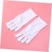 SOESFOUFU 1 Pair Manicure Glove Chinese Wooden Pillow Cotton Glove Anti Uv Glove Half-Finger Gloves Nail Silicone Ear Display Uv Shield Glove Sun Protection White - Buy Online on GoSupps.com