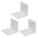 SKISUNO Makeup Pallets Lip 3pcs Boxes Eye Shadow Box White Pp Foundation Travel Toning Empty Eyeshadow