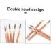 PLAFOPE 2pcs Double Ended Eyebrow Pencil with Brush Makeup Eyebrow Tool Women Makeup Pencils Eyeliner Wood - Buy Online on GoSupps.com