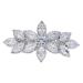 FRCOLOR Diamonds Hair Clip Rhinestone Hair Clip Bride Spring Clip Diamond Rhinestone Bridal Rhinestones Hair Clip