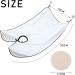 White Shaving Bib with Suction Cups - Salon Care Smock for Men's Grooming - Hair Cutting Apron with Powder Puff - Buy Online on GoSupps.com