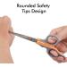 LIVINGO Professional Pet Grooming Scissors for Cats & Dogs - Titanium Coated Trimming Shears, Safe Rounded Tip, Micro Serrated Blades - 2 Pack 6.5 inch - Buy Online on GoSupps.com