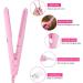 2-in-1 Mini Ceramic Hair Straightener & Curler - Travel-Friendly Flat Iron with 190 Temperature Control for All Hair Types - Buy Online on GoSupps.com