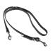 Trixie dog leash made of leather Active V -line leather L - XL 2.50 m 22 mm in black - extension line with high freight room - for large to very large dogs - 18061 black L - XL 2.50 m 22 mm