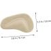 NOLITOY Arch Gel Insoles - 8 Pairs Foot Arch Support Cushions for Ultimate Comfort - Enhance Shoe Comfort & Pain Relief - Buy Online on GoSupps.com