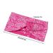 Mengloo Women s Wide Knot Printed Elastic Yoga Hairband - Stylish Sports Turban Twist Headband for Girls - International Shipping Available - Buy Online on GoSupps.com