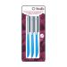 Women's Facial Razor Hair Removal Tool - Dermaplaning Peach Fuzz Remover for Smooth Skin - Blue Eyebrow Razors for Sensitive Skin - Travel Essential - Buy Online on GoSupps.com