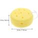 FOMIYES Bath Sponge Mesh Pouf Shower Ball Exfoliating Body Brush Scrubber - Yellow (4pcs) - Buy Online on GoSupps.com