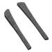 Ranara glasses turns replacement glasses legs glasses accessories 2 pairs of black glasses end tips made of silicone square hole for thin glasses legs made of metal