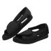 Men s Wide Width Open Toe Diabetic Recovery Slippers Adjustable Orthopedic Walking Shoes Comfy Cozy Non-slip Arthritis Edema House Shoes for Foot Relief Bunion Swollen Feet Flat Feet Hammertoes 7 Wide Black-b